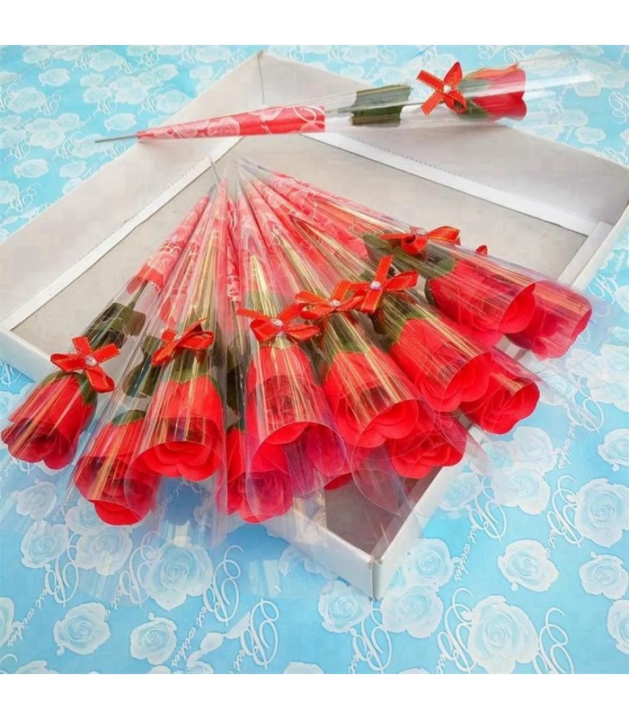 Flor de rosas de jabón