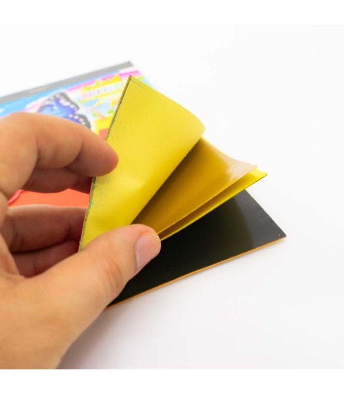 Papel adhesivo de 8 colores mate 13x19cm