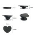 Soporte para smartphone forma corazón negro