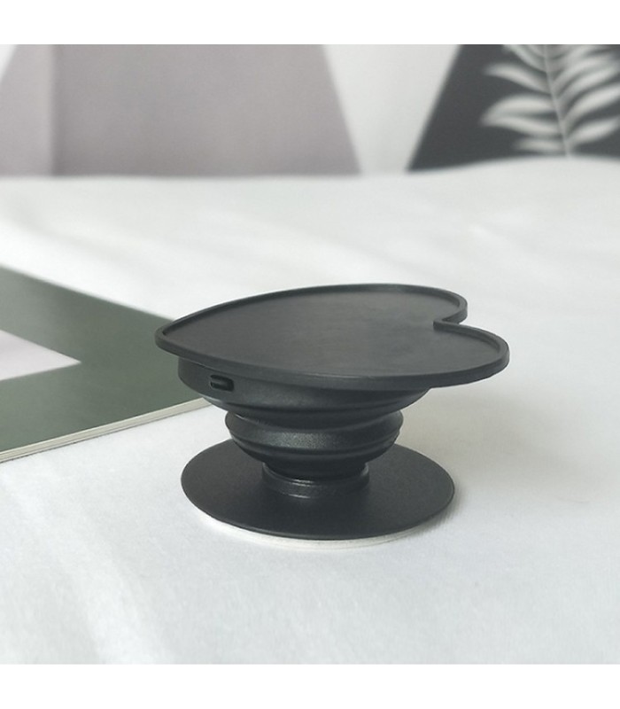 Soporte para smartphone forma corazón negro