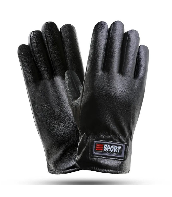Guante de cuerina para moto