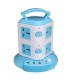 Alargue multitoma vertical con entrada USB