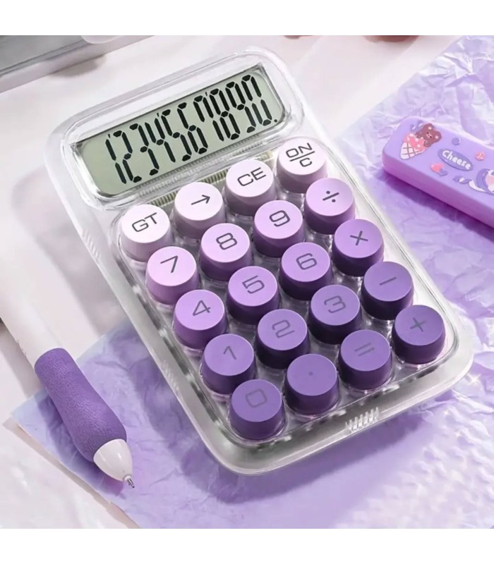Calculadora de escritorio trasnparente