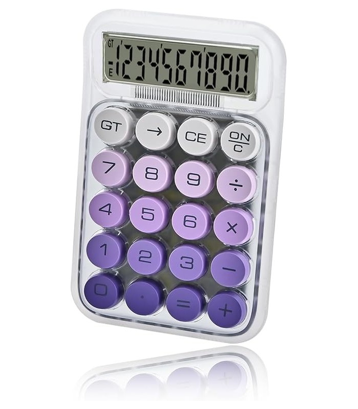 Calculadora de escritorio trasnparente