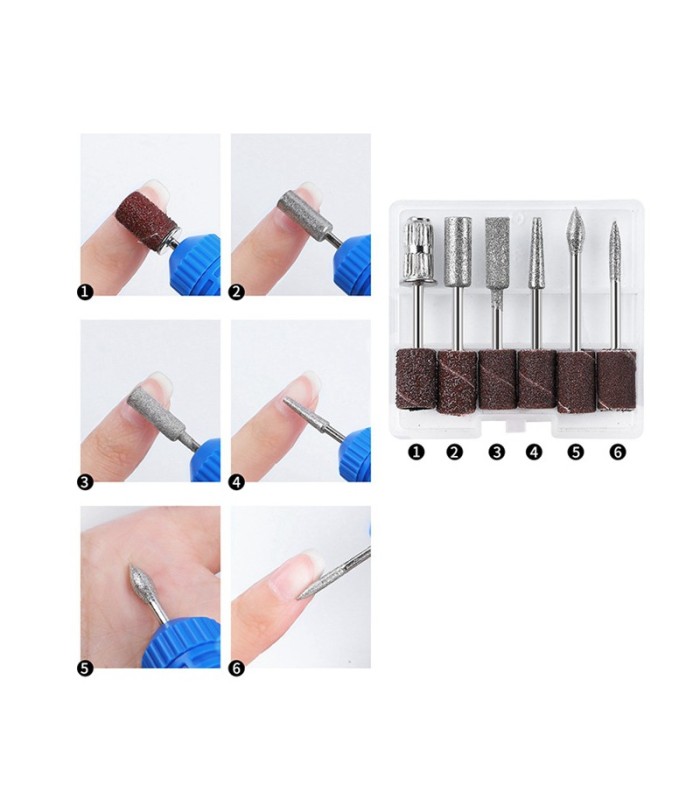 torno electrico con fresa 6pcs