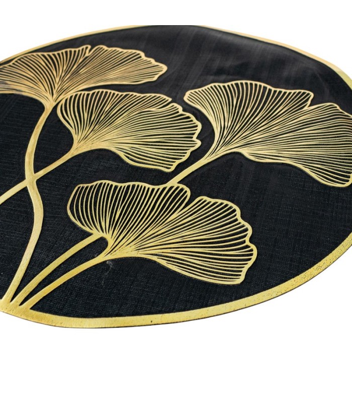 MANTEL INDIVIDUAL HOJA GINKGO 38CM