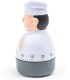 Temporizador de cocina forma chef
