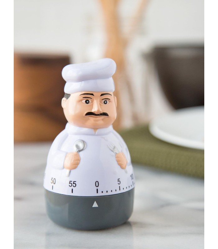 Temporizador de cocina forma chef