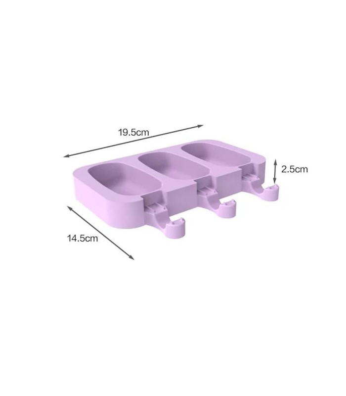 Molde de silicona para helado