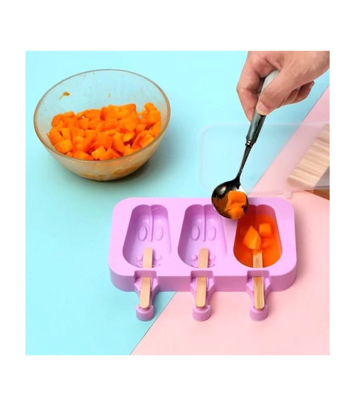 Molde de silicona para helado