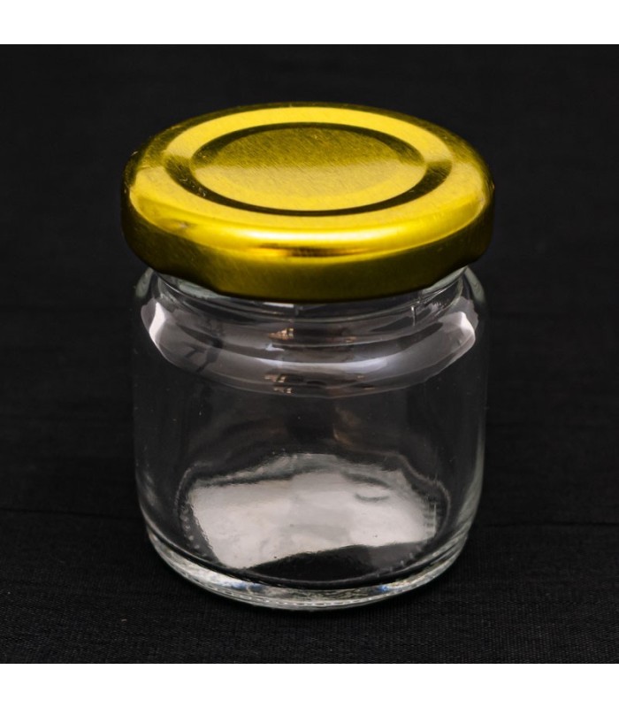 Frasco de vidrio con tapa 50ml