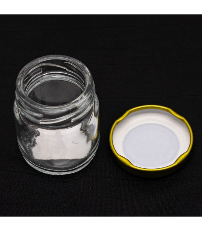 Frasco de vidrio con tapa 50ml