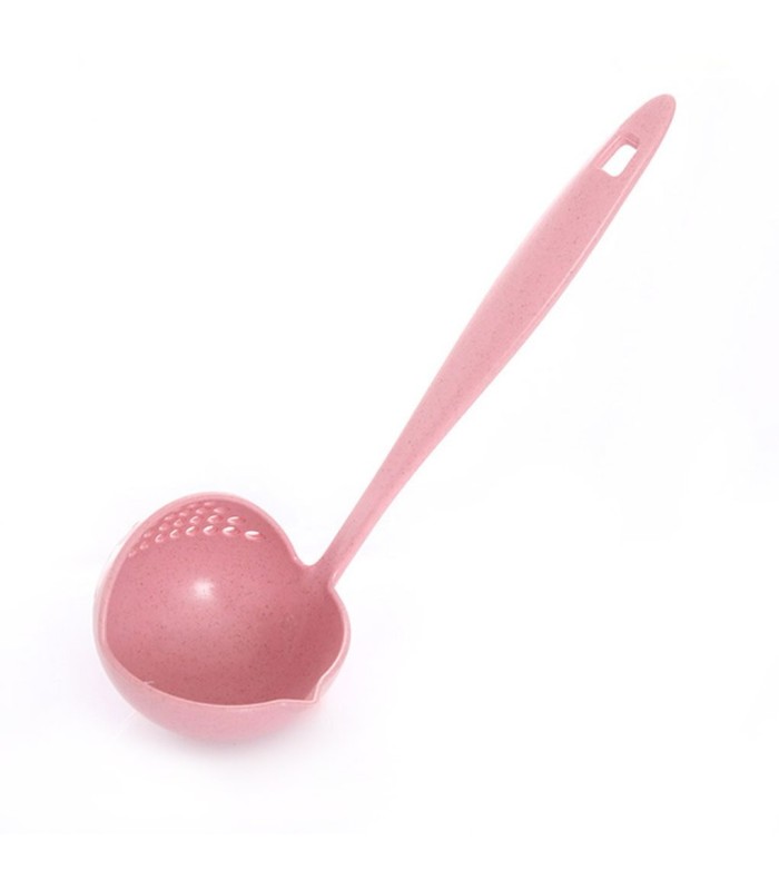 Cucharón de plástico doble función