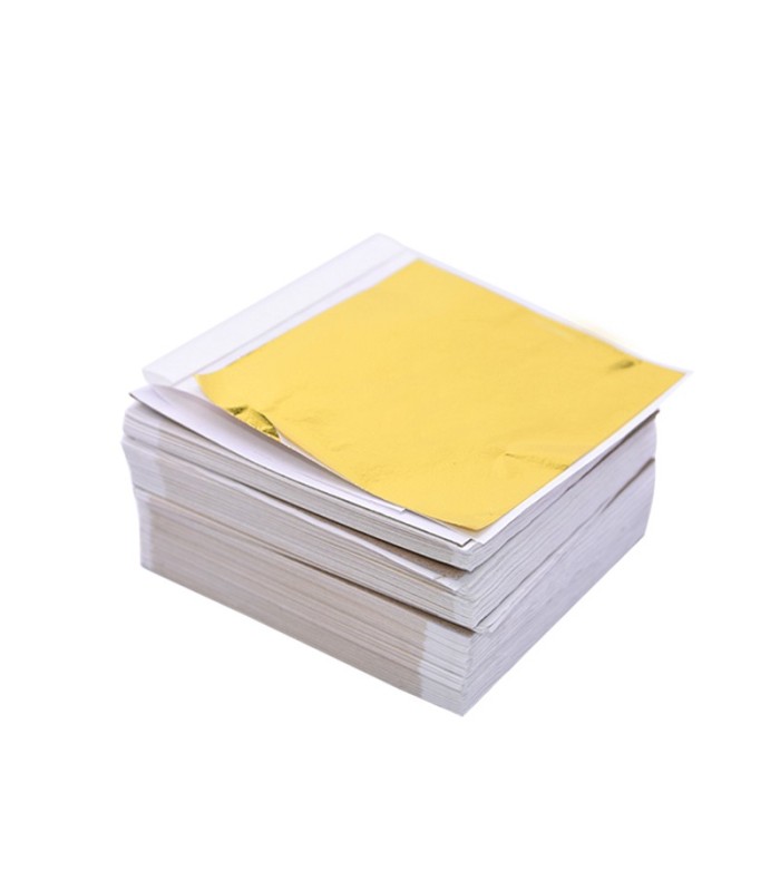 papel lamina de oro para manualidaddes 100hj