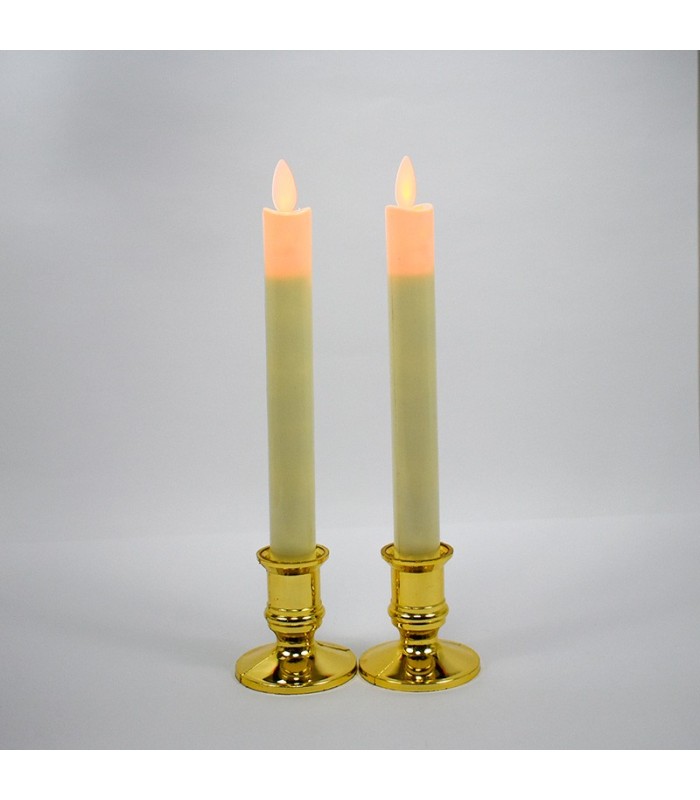 Vela artificial con luz led calido